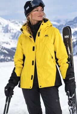 Helly Hansen Helly Tech Jacket Womens XS Yellow Waterproof